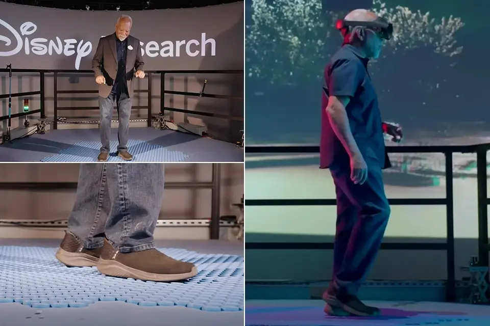 Disney HoloTile Floor, for Walking in VR/AR World