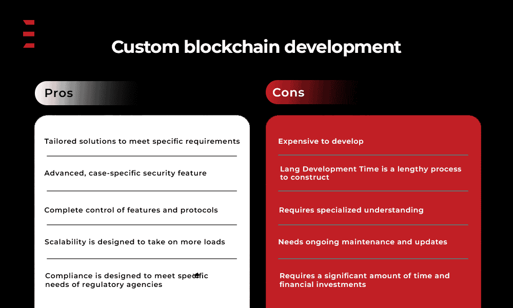 Pros of custom blockchain development Recovered - Euphoria XR