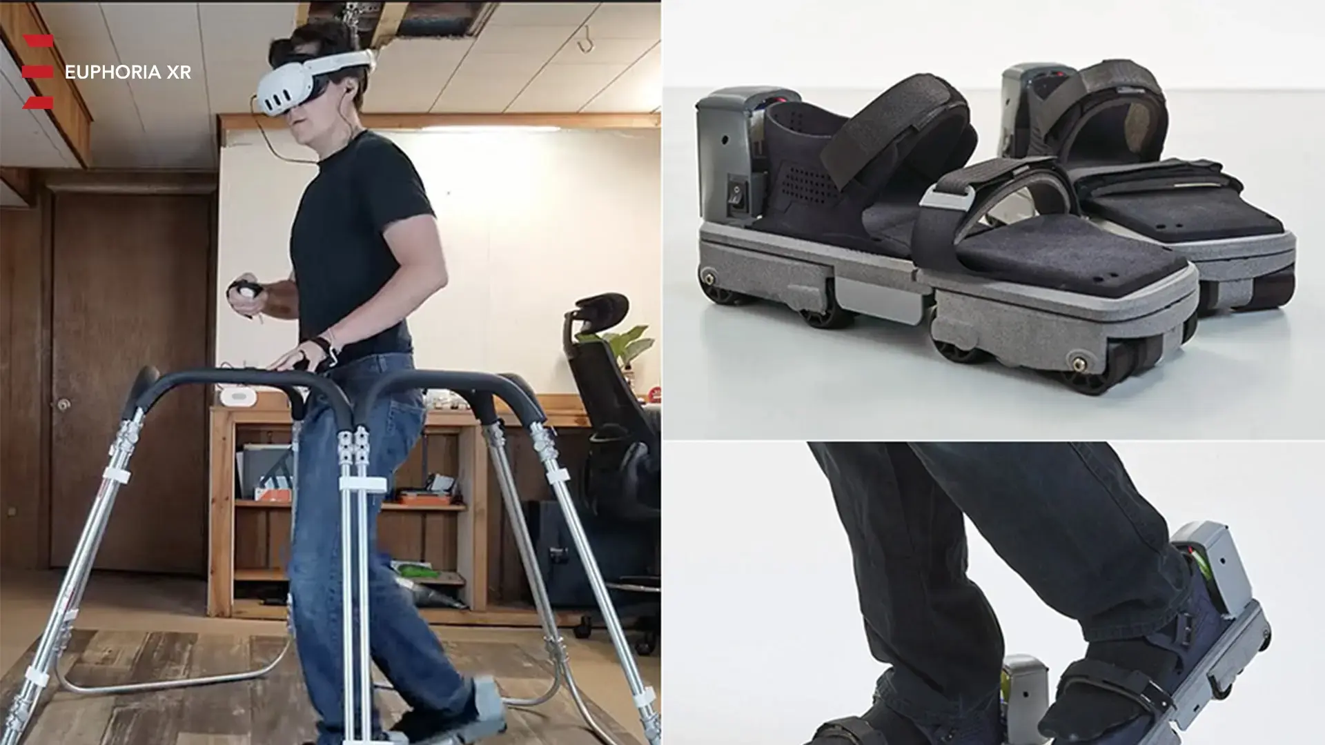 Freeaim VR Shoes: Immersive Omnidirectional VR Treadmill Shoes