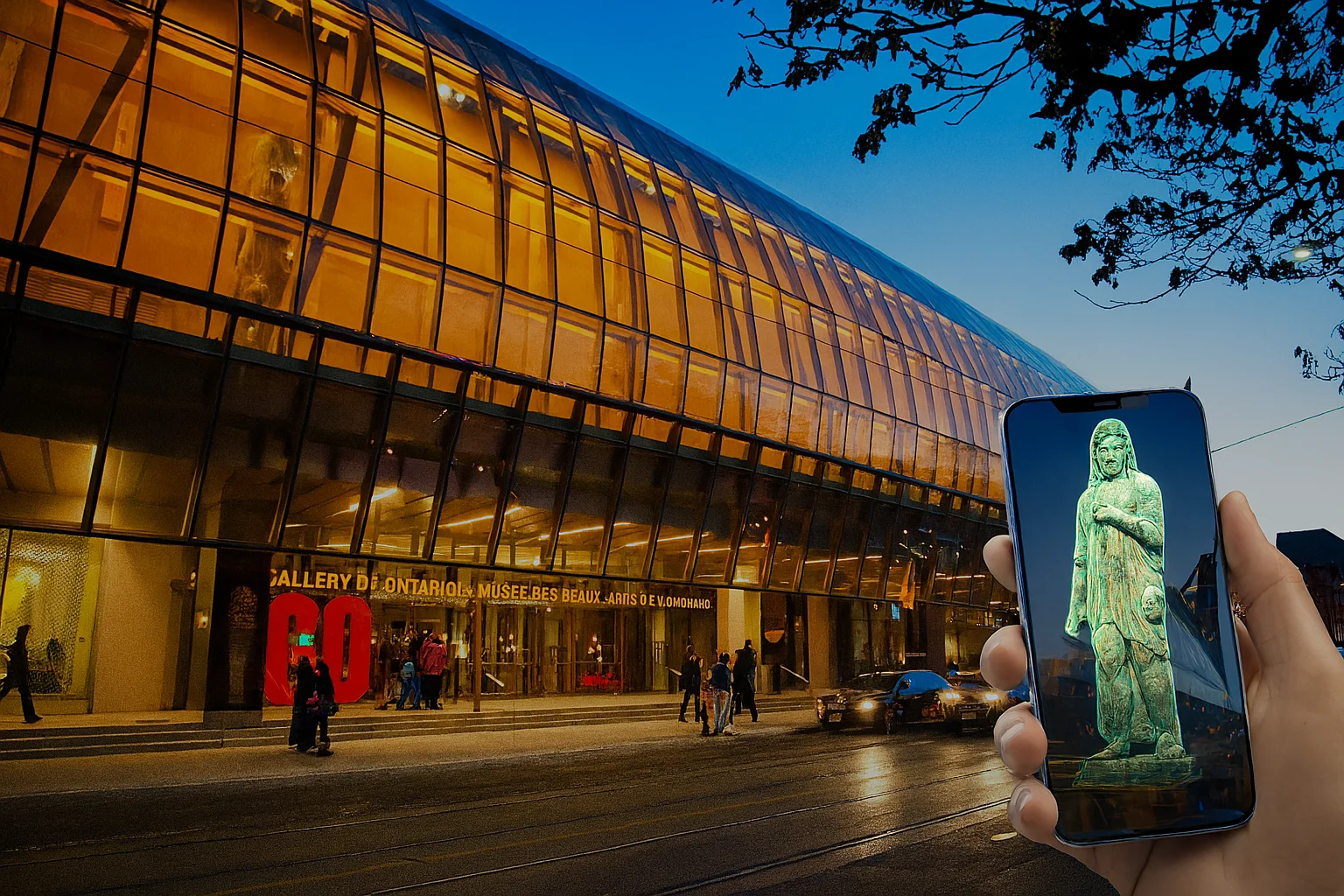 AR Experience in Art Gallery of Ontario, Toronto - Euphoria XR