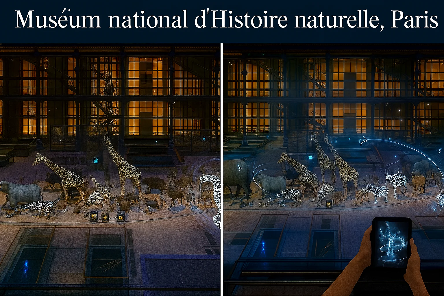 AR Experience in Muséum National d’Histoire Naturelle, Paris - Euphoria XR