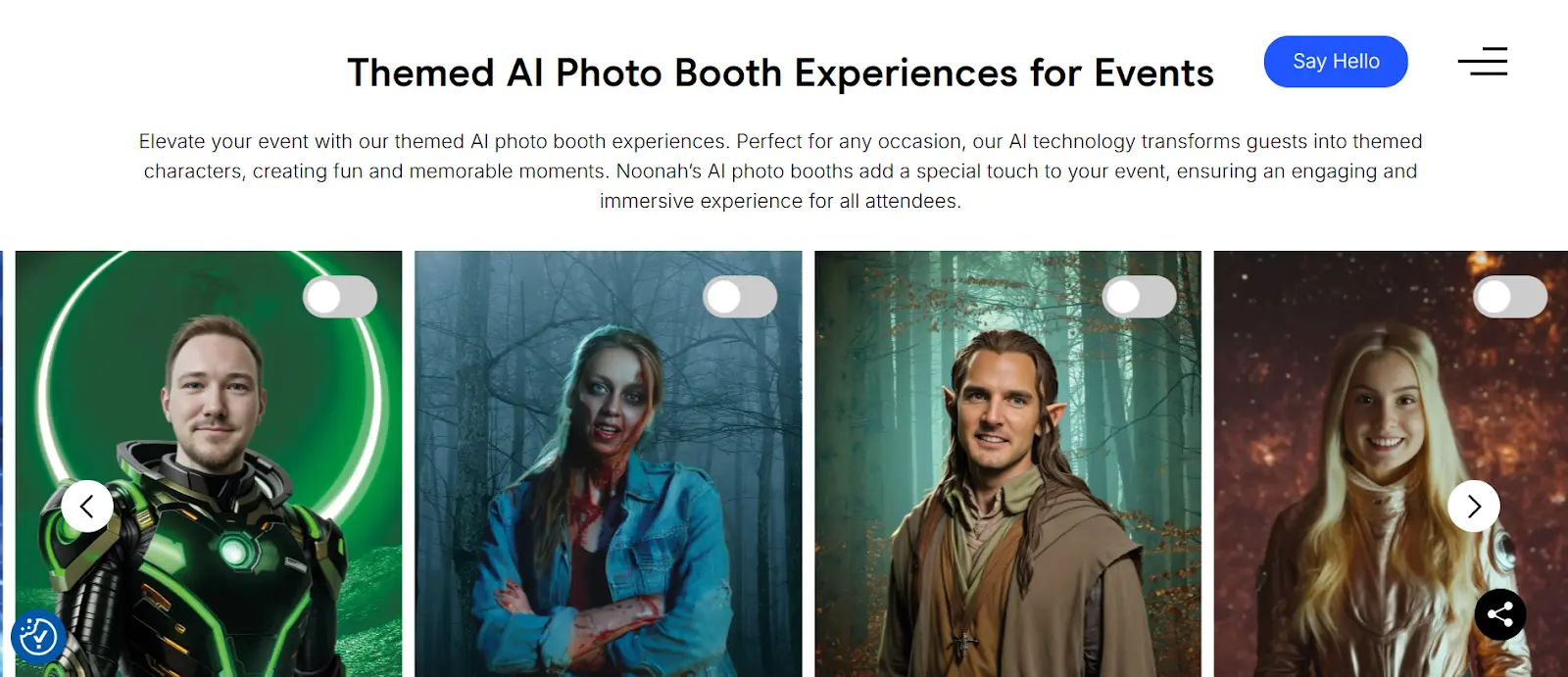 Noonah - AI Photobooth - Euphoria XR
