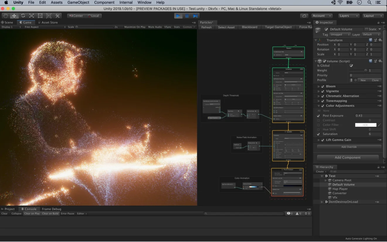 VFX Graph for Immersive Visual Experiences - Euphoria XR
