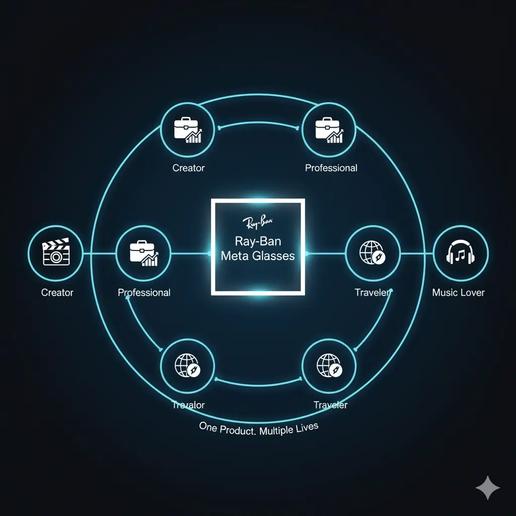 Ray Ban Meta Glasses - Smart Glasses for Professionals and Creators - Euphoria XR