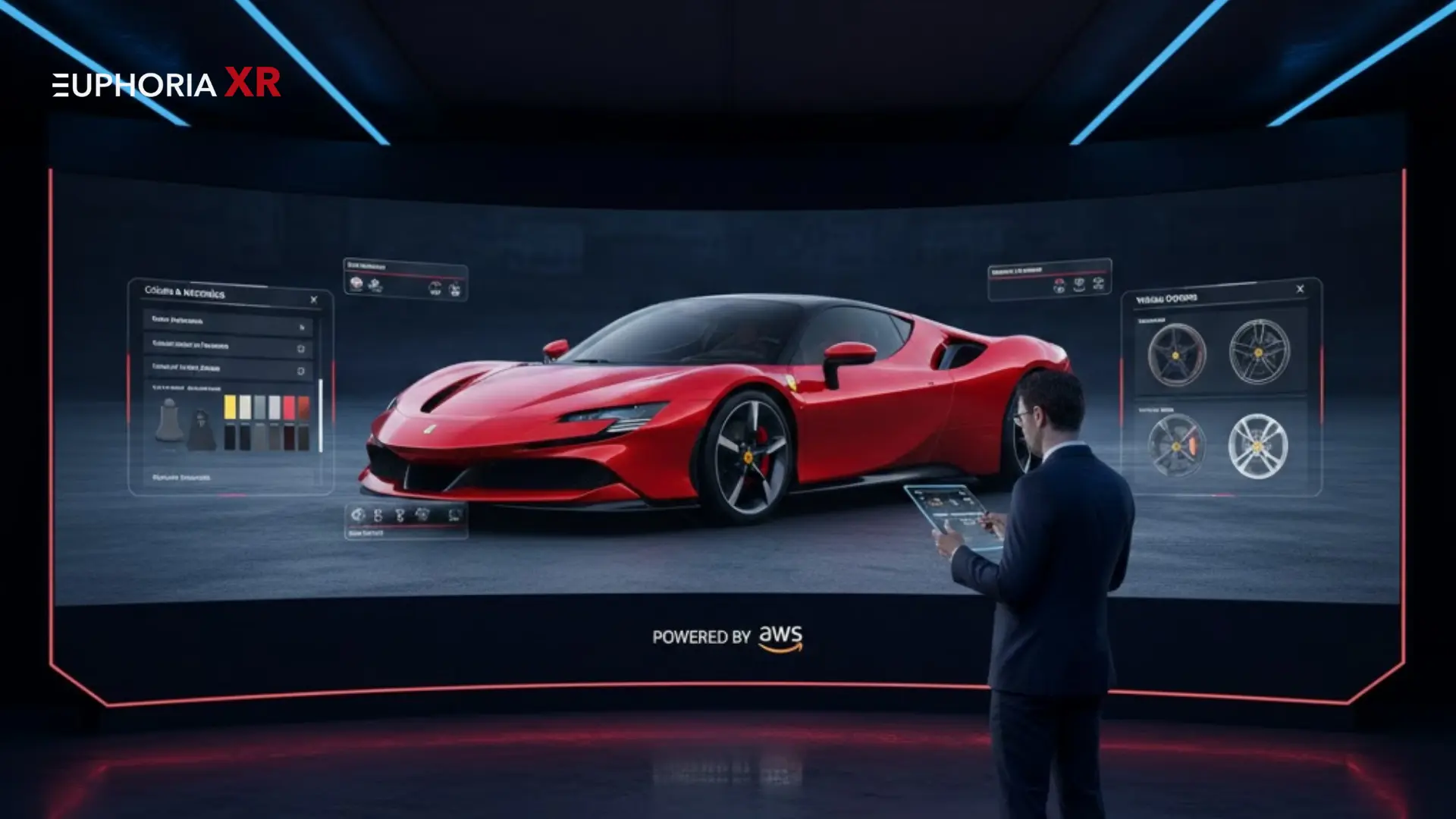 Ferrari AWS-Powered Car Configurator - AR Car Configurator - Euphoria XR