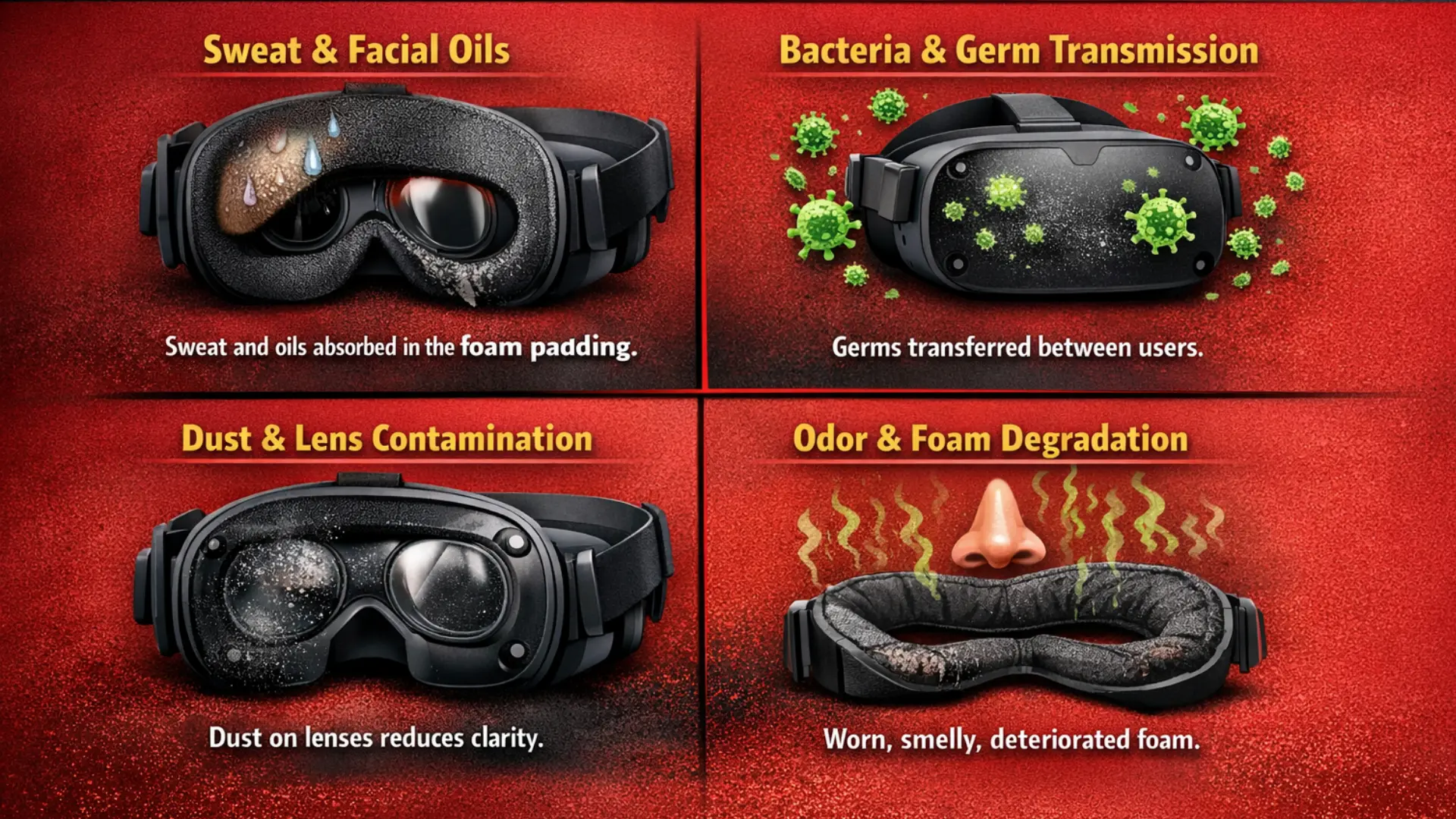 Common Hygiene Risks in Shared VR Devices - Euphoria XR
