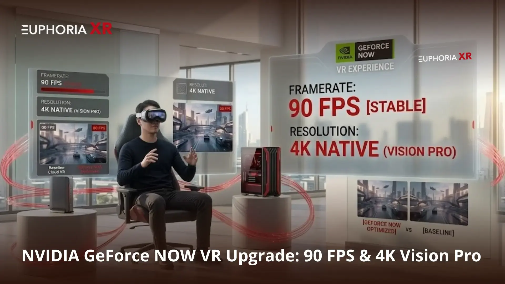 NVIDIA Pushes Cloud Gaming Forward: GeForce NOW Brings 90 FPS VR Streaming and 4K 120 FPS to Vision Pro