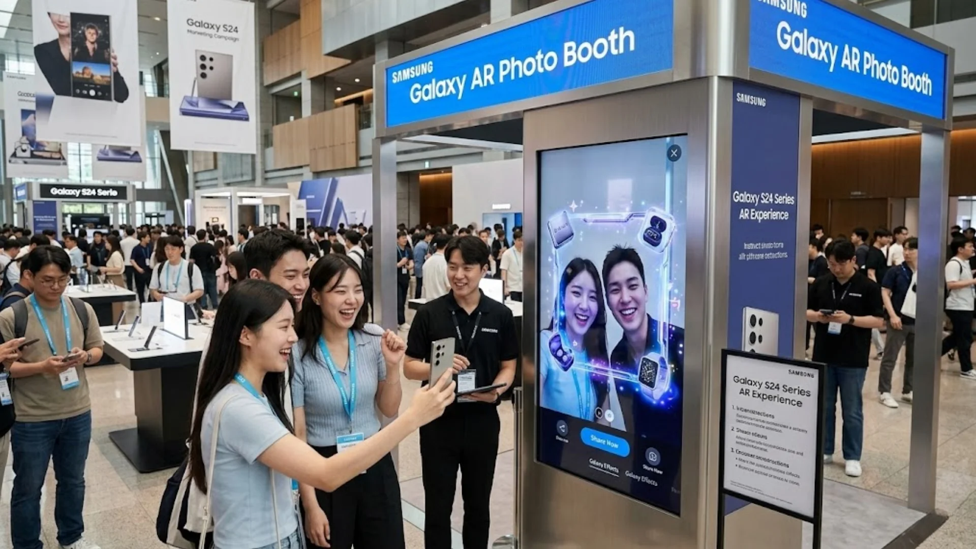 Samsung Galaxy AR PhotoBooth Product Launch - AR PhotoBooth Solution - Euphoria XR