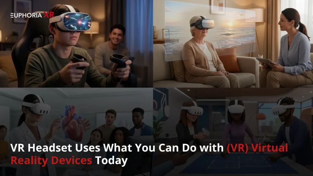 VR Headset Uses What You Can Do with Virtual Reality Devices Today - Euphoria XR