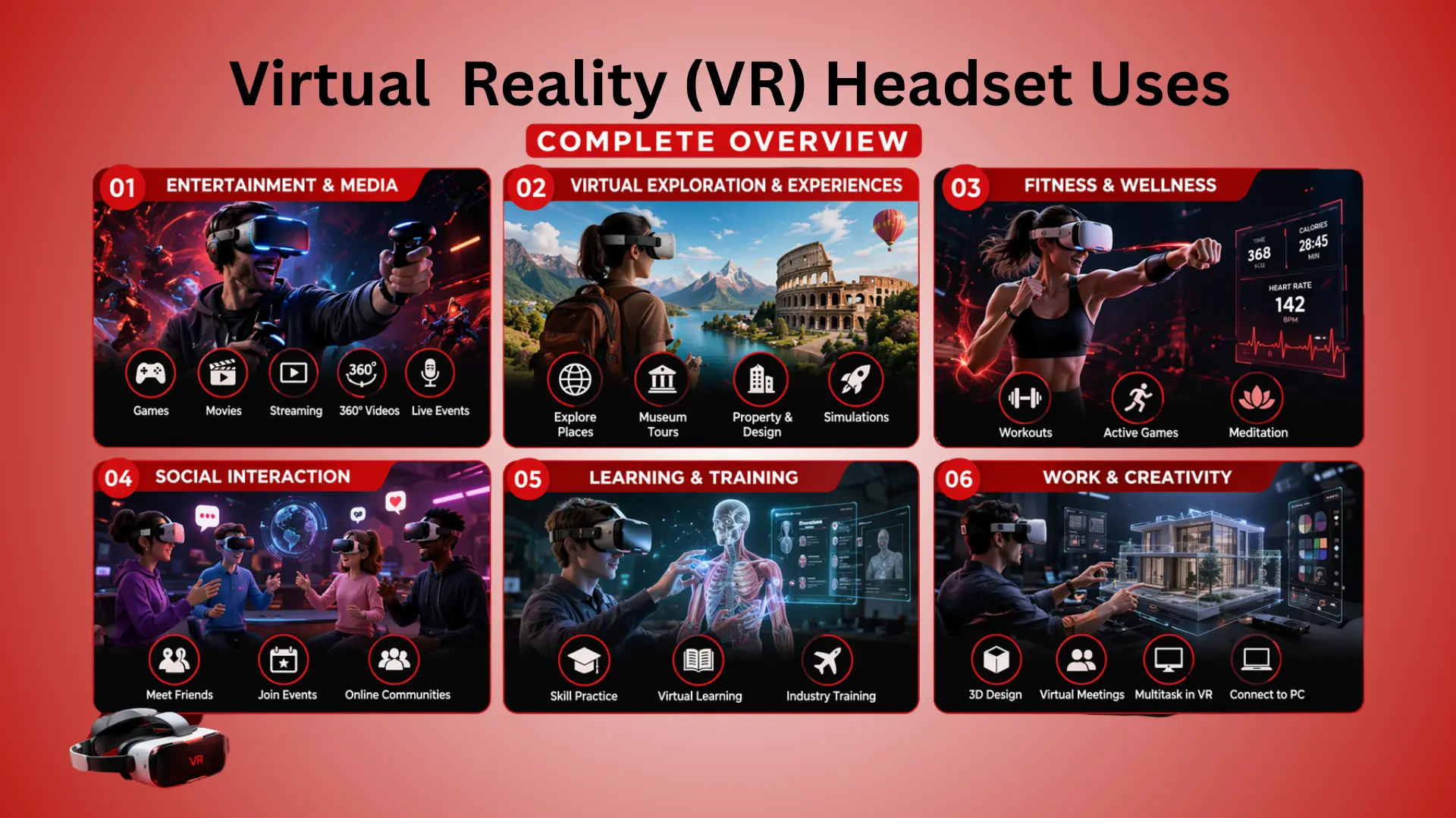 Virtual Reality (VR) Headset Uses (Complete Overview) - Euphoria XR