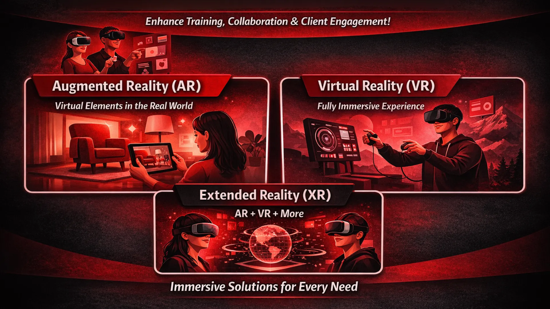 Affordable AR VRÂ Solutions for Small Businesses with Global Teams 1 What Are AR VR Solutions for Small Businesses - Euphoria XR