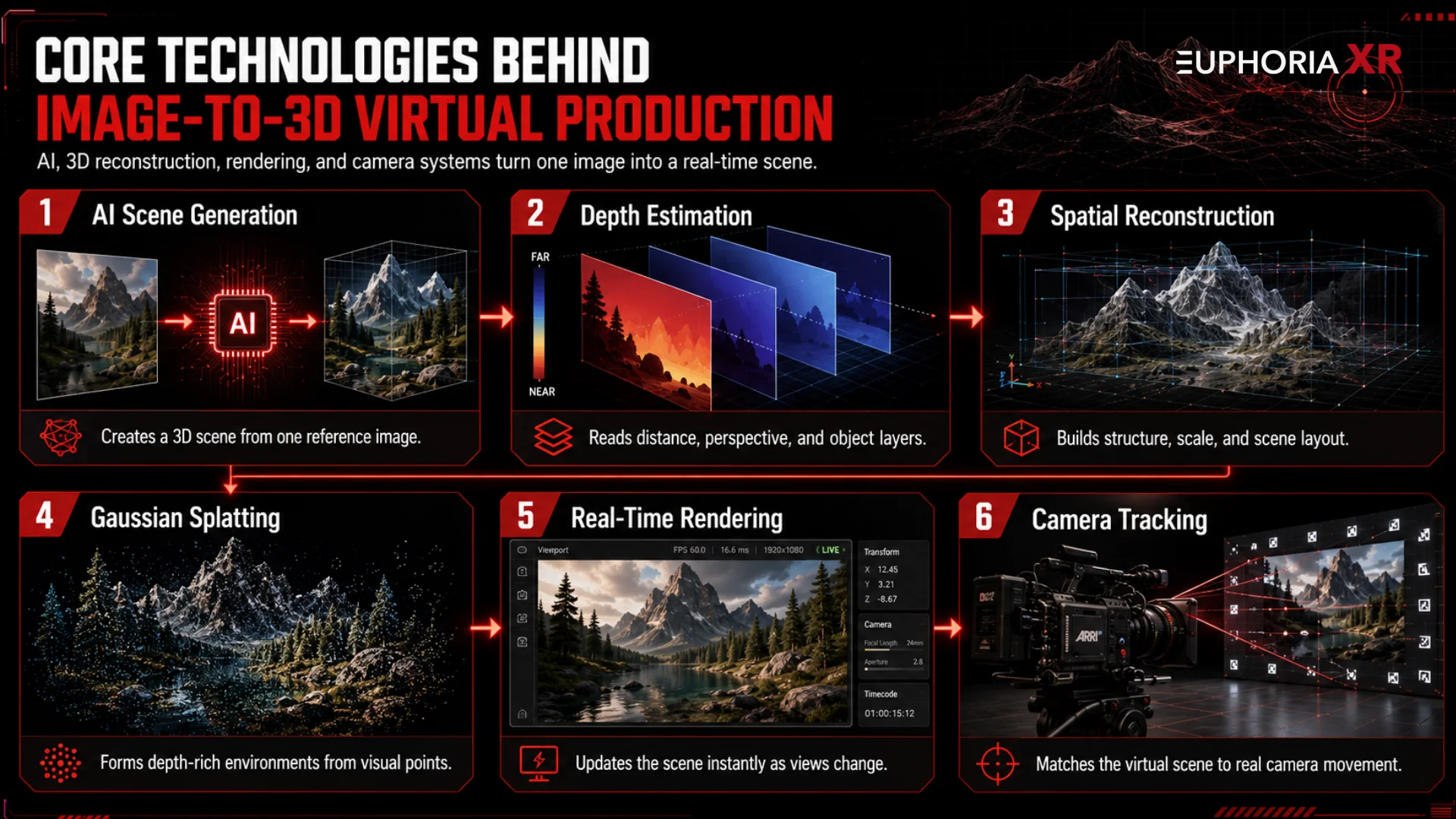 Core Technologies Behind Image-to-3D Virtual Production - Euphoria XR