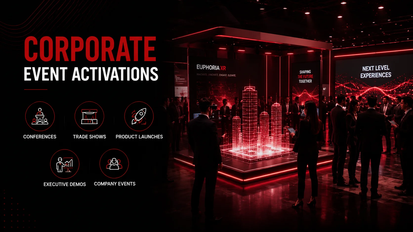 Top Experiential Agencies in Texas, USA 2 Corporate Event Activation Service-EuphoriaXR