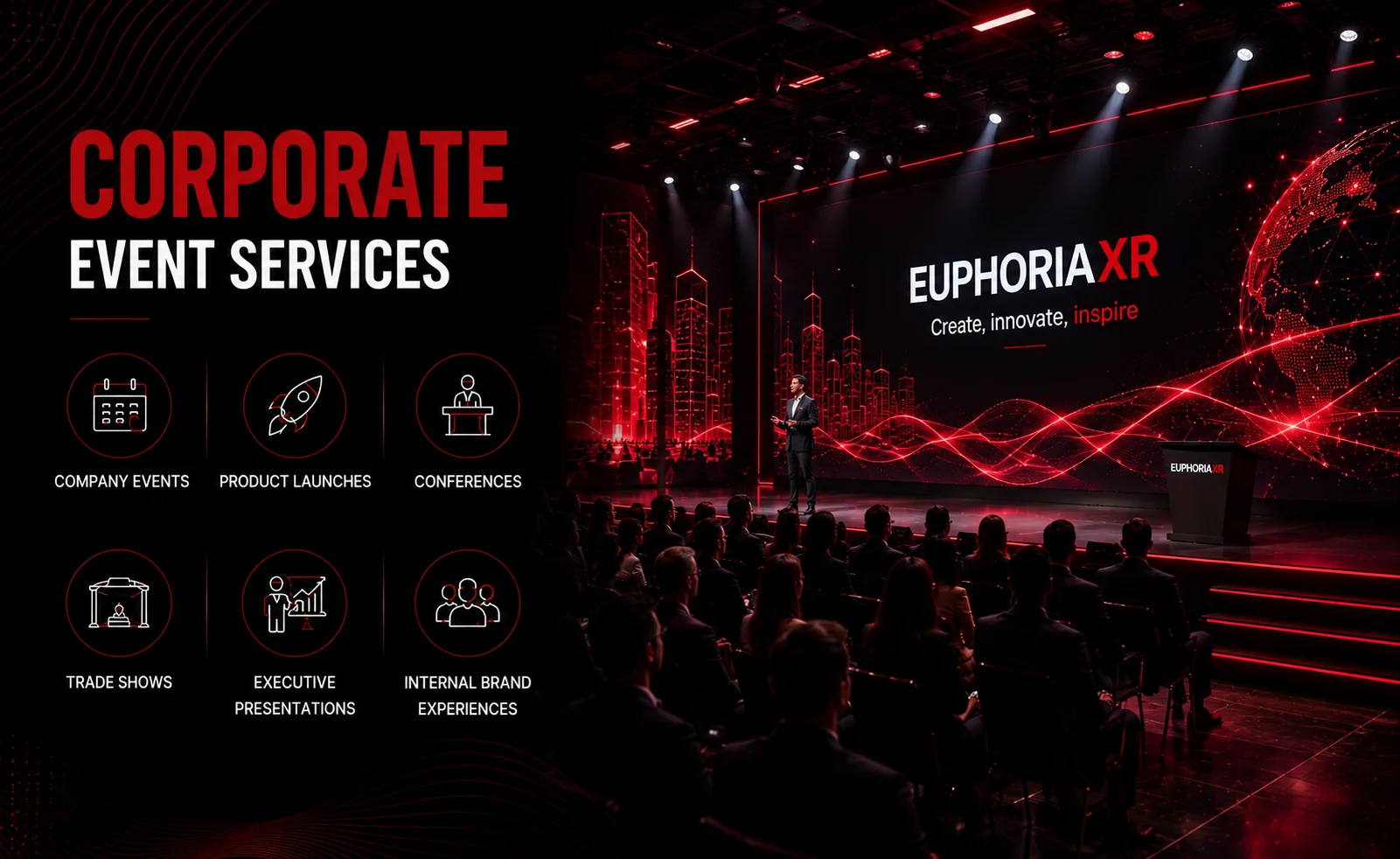 Top Experiential Agencies in Texas, USA 3 Corporate Event Service-EuphoriaXR