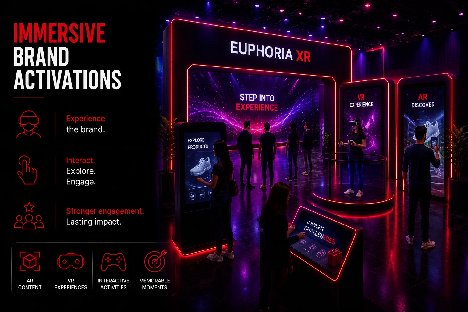 Top Experiential Agencies in Texas, USA 13 Immersive Brand Activation Service-EuphoriaXR