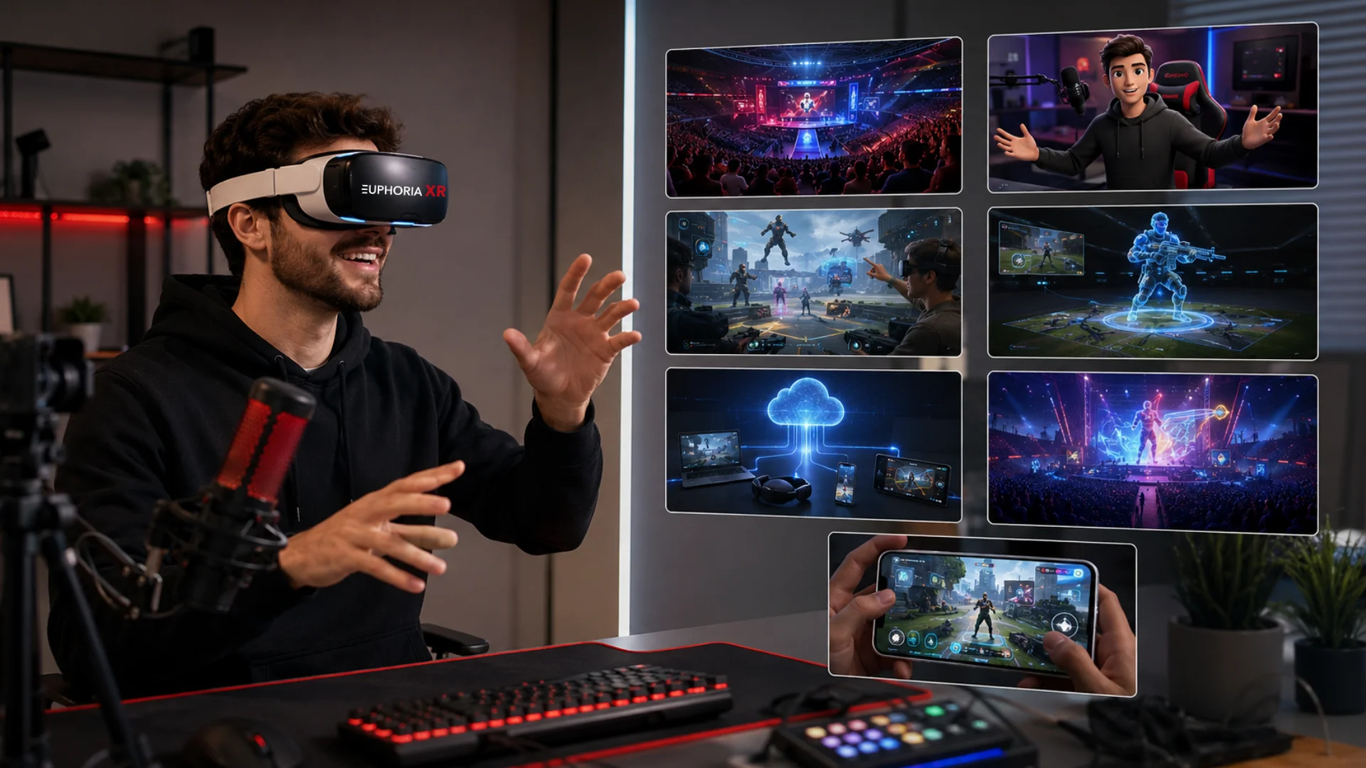 AR VR Gaming Live Stream Startup Innovations & Business Models 1 Key Innovations in AR, VR, Gaming, and Live Streaming - Euphoria XR