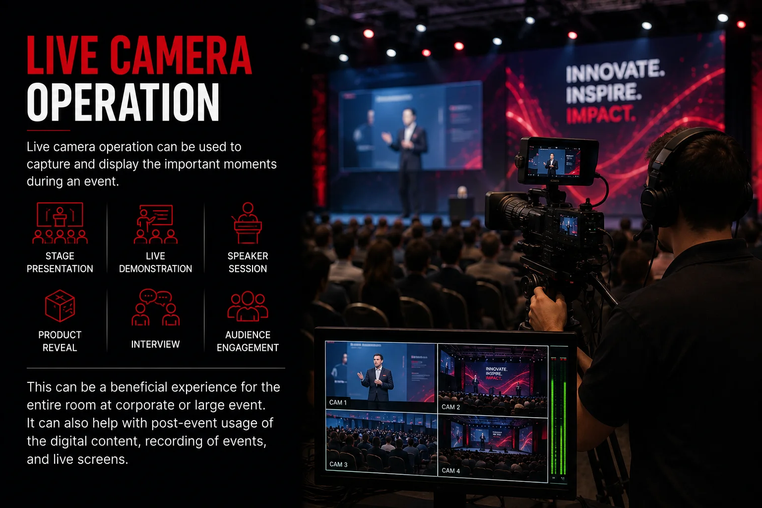 Top Experiential Agencies in Texas, USA 7 Live Camera Operation Service-EuphoriaXR