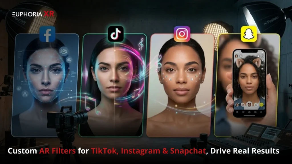 Custom AR Filters for TikTok, Instagram & Snapchat, Drive Real Results - Euphoria XR