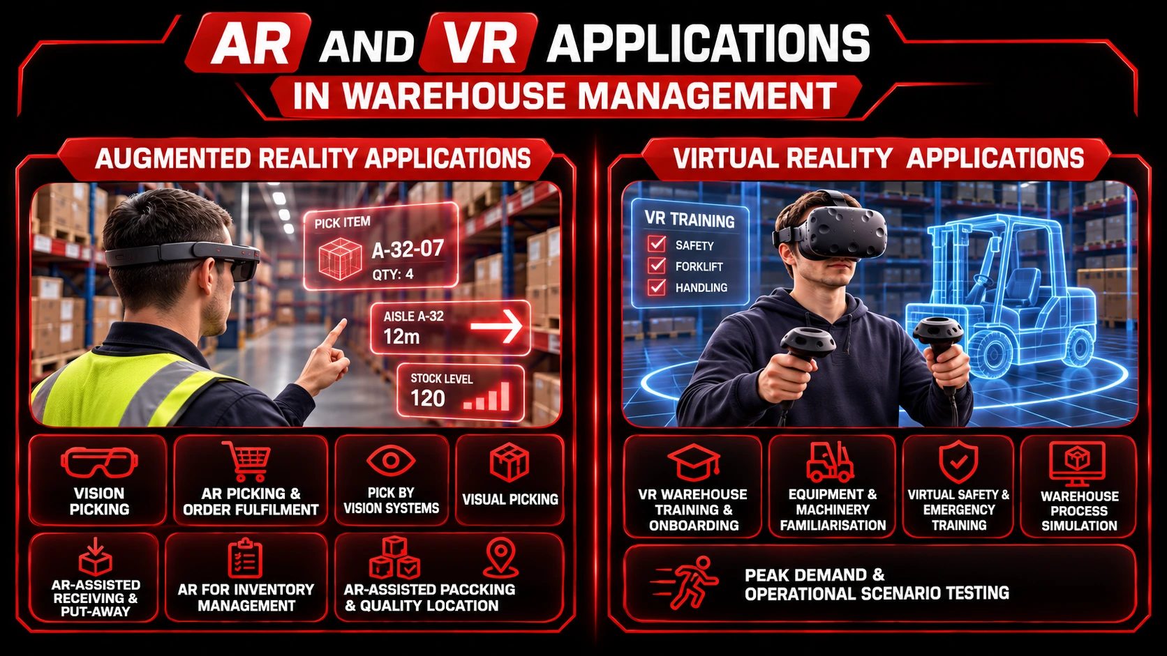 Augmented Reality Virtual Reality Applications in Warehouse Management 2 AR and VR Applications in Warehouse Management -Euphoria XR