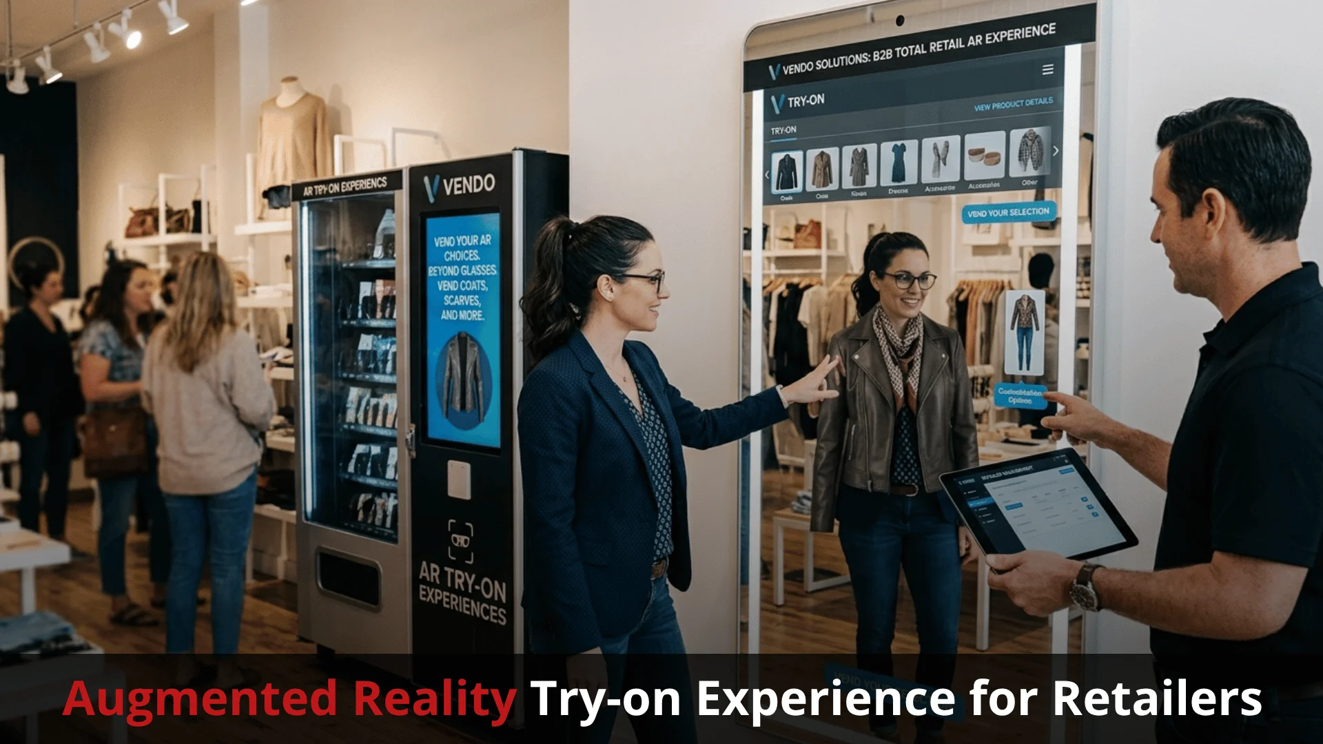 B2B Vending Company Augmented Reality Try-on Experience for Retailers