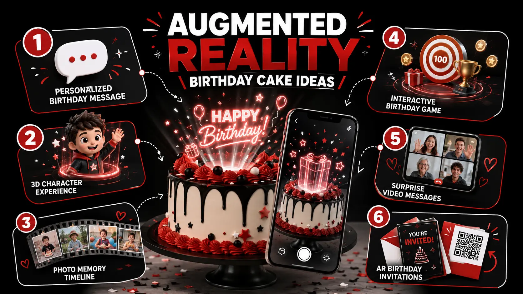 Augmented Reality Birthday Cake Ideas-EuphoriaXR