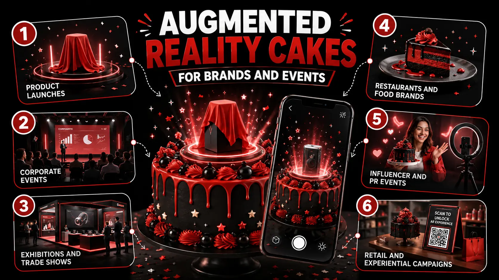 Augmented Reality Cakes for Brands and Events-EuphoriaXR