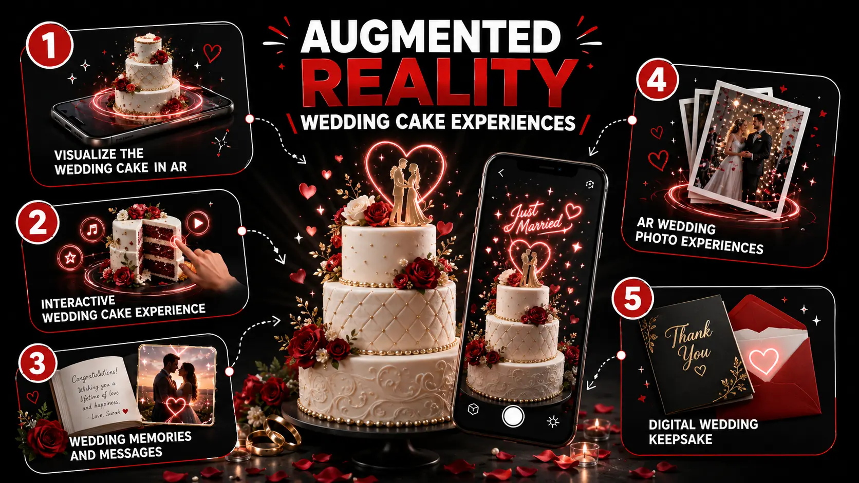 Augmented Reality Wedding Cake Experiences-EuphoriaXR