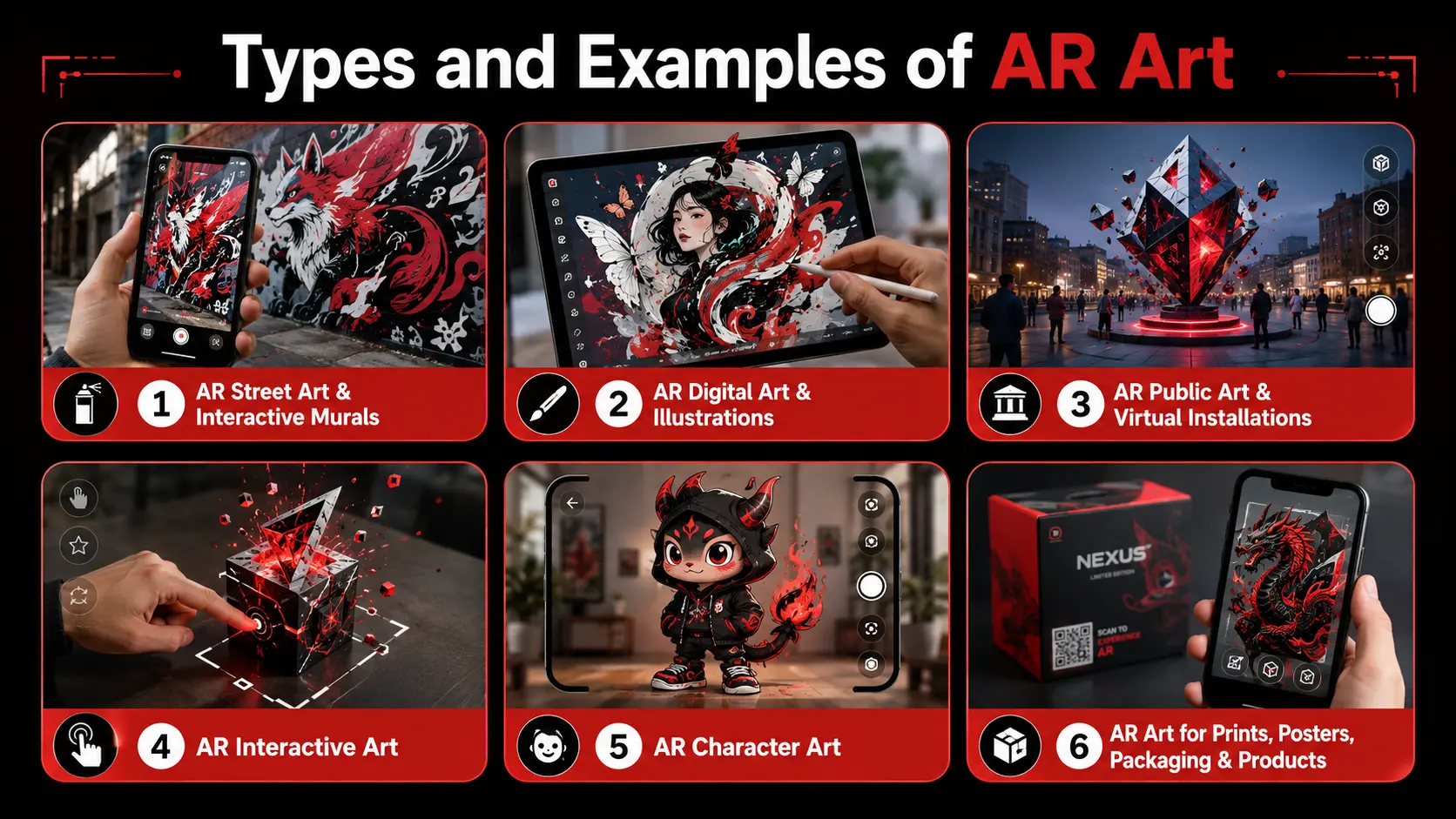 Augmented Reality Art: Examples, Tools & How to Create AR Art 1 Types and Examples of AR Art-EuphoriaXR