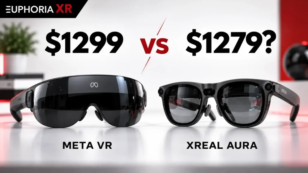 Meta VR vs Xreal Aura Comparison - Euphoria XR